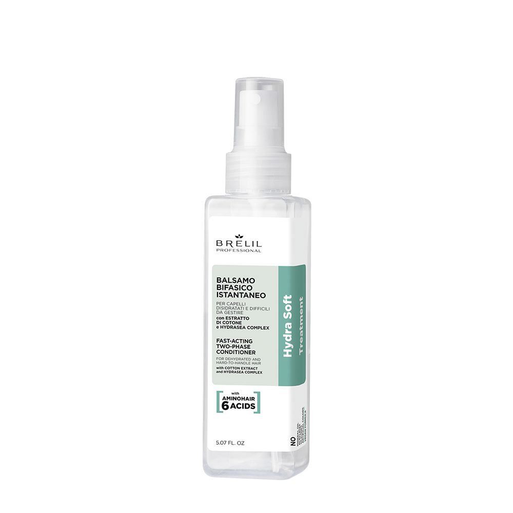 Двухфазный бальзам Brelil Professional Amino Treatment Hydra Soft Two-Phase для сухих и непослушных волос, 150 мл