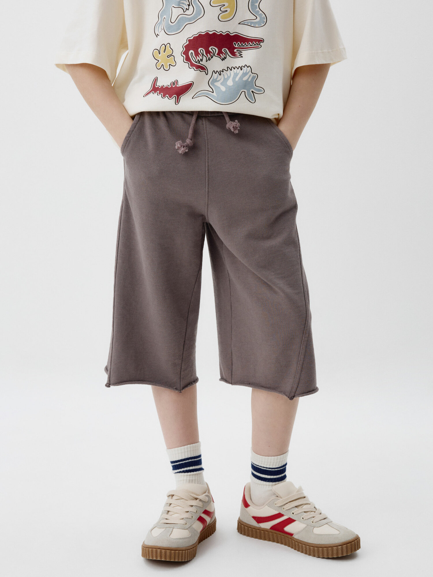 Шорты Sela размер 152 серый