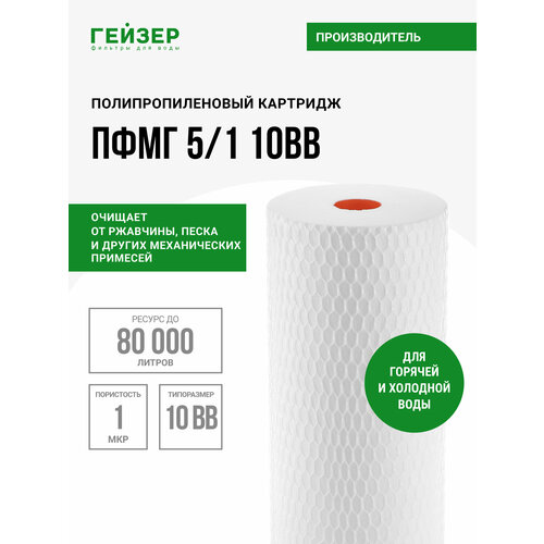фото Гейзер картридж пфм-г 5/1 bb10" 28238, 1 уп, 1 шт.