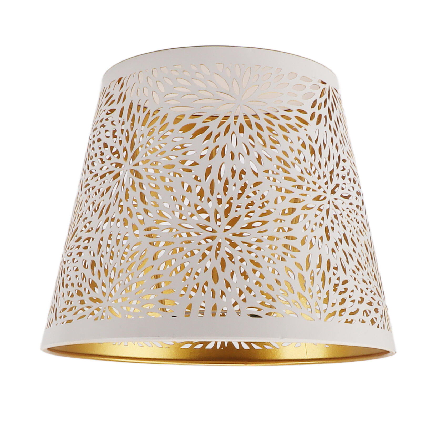 Абажур E27 E26 Белый резной цветочный узор Утюг Современный дизайн Простая установка Абажур для дома Гостиная