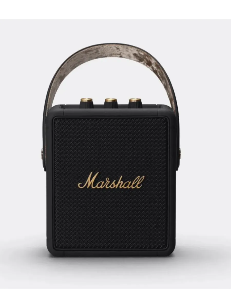 Портативная беспроводная колонка Marshall Stockwell II black and brass, черный