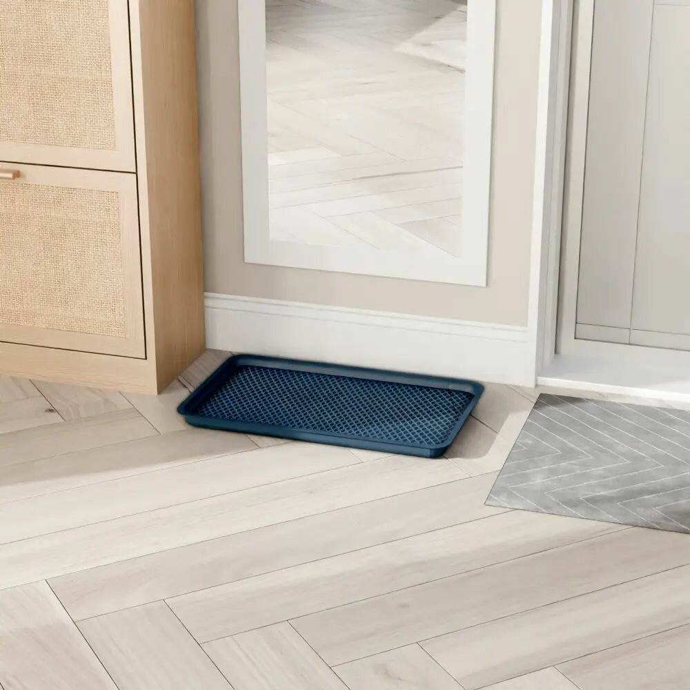 Лоток универсальный полипропилен Ромб 31x51 см цвет темно-синий