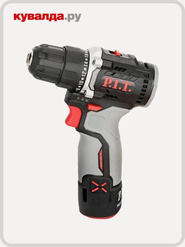 Изображение товара Дрель-шуруповерт аккумуляторная P.I.T. PBM12K-10B/1
