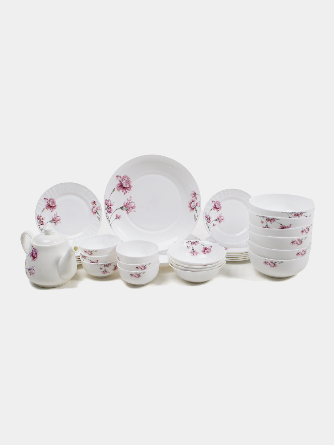 Набор посуды TORIX ELLA, из стеклокерамики на 6 персон, 32 предмета — фото 1