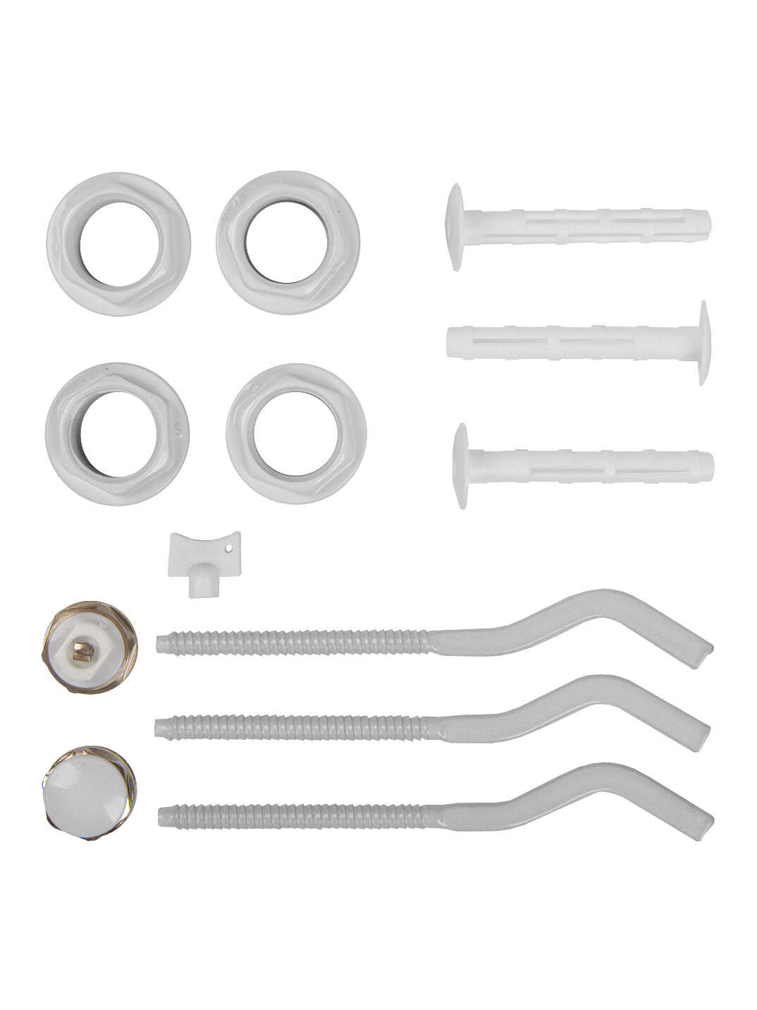 Комплект кронштейнов для радиатора СТМ термо CARMKT12, сталь, для алюминия и биметалла, 3/4", 4 шт — фото 1