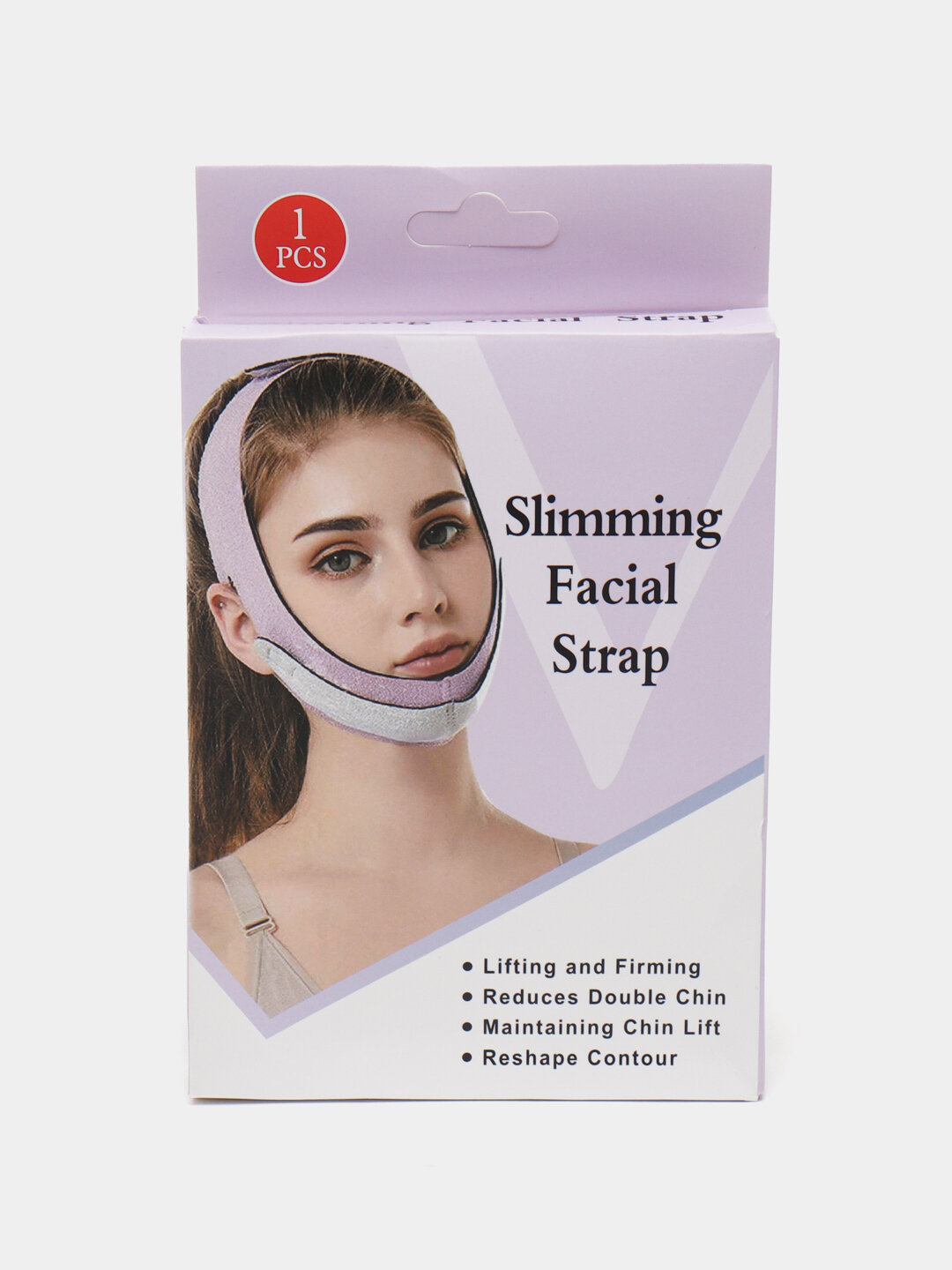 Подтягивающий и уменьшающий второй подбородок пояс для лица Slimming facial strap