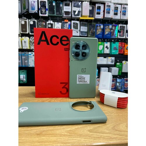 Смартфон OnePlus Ace 3 Pro 12 256 ГБ CN зеленый 64499₽