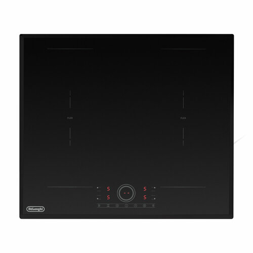 Индукционная варочная панель DeLonghi ELETTRA 4B2P CR 59 см черная функция Booster сенсорное управление 38490₽