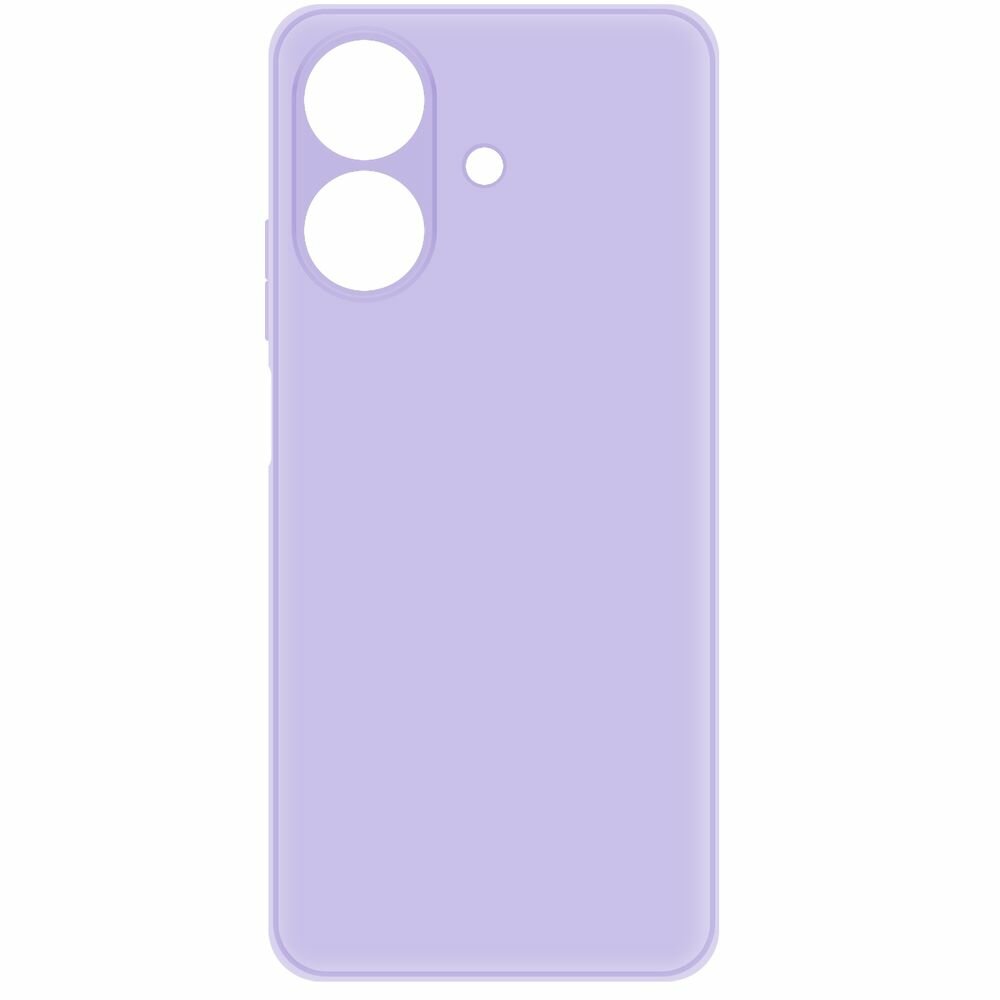 Чехол-накладка Krutoff Silicone Case для Realme Note 60/Note 60X лаванда
