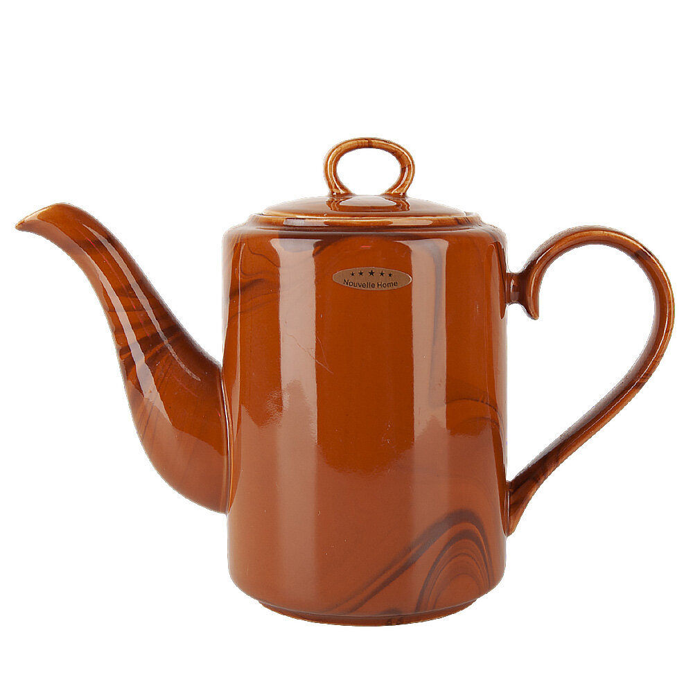 Чайник заварочный фарфоровый "Wooden Grain", 800 мл, Nouvelle — фото 1