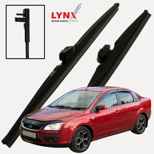 Изображение товара Дворники Ford Focus CB4 / Форд Фокус седан 2004 2005 2006 2007 2008 Щетки стеклоочистителя зимние LYNXauto 650мм-430мм к-т 2шт.