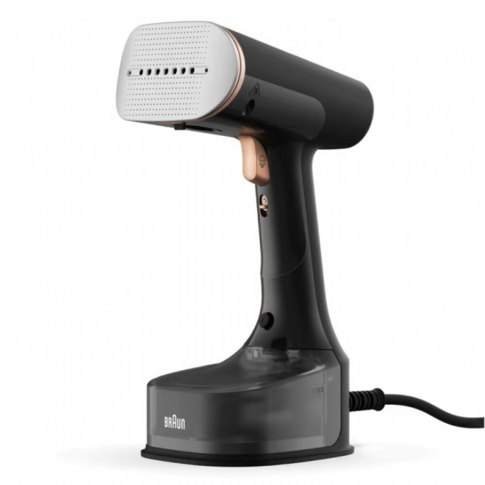 Отпариватель для одежды Braun GS7077BK, ручной, 250 мл, 1600 Вт, пар 35 г/мин