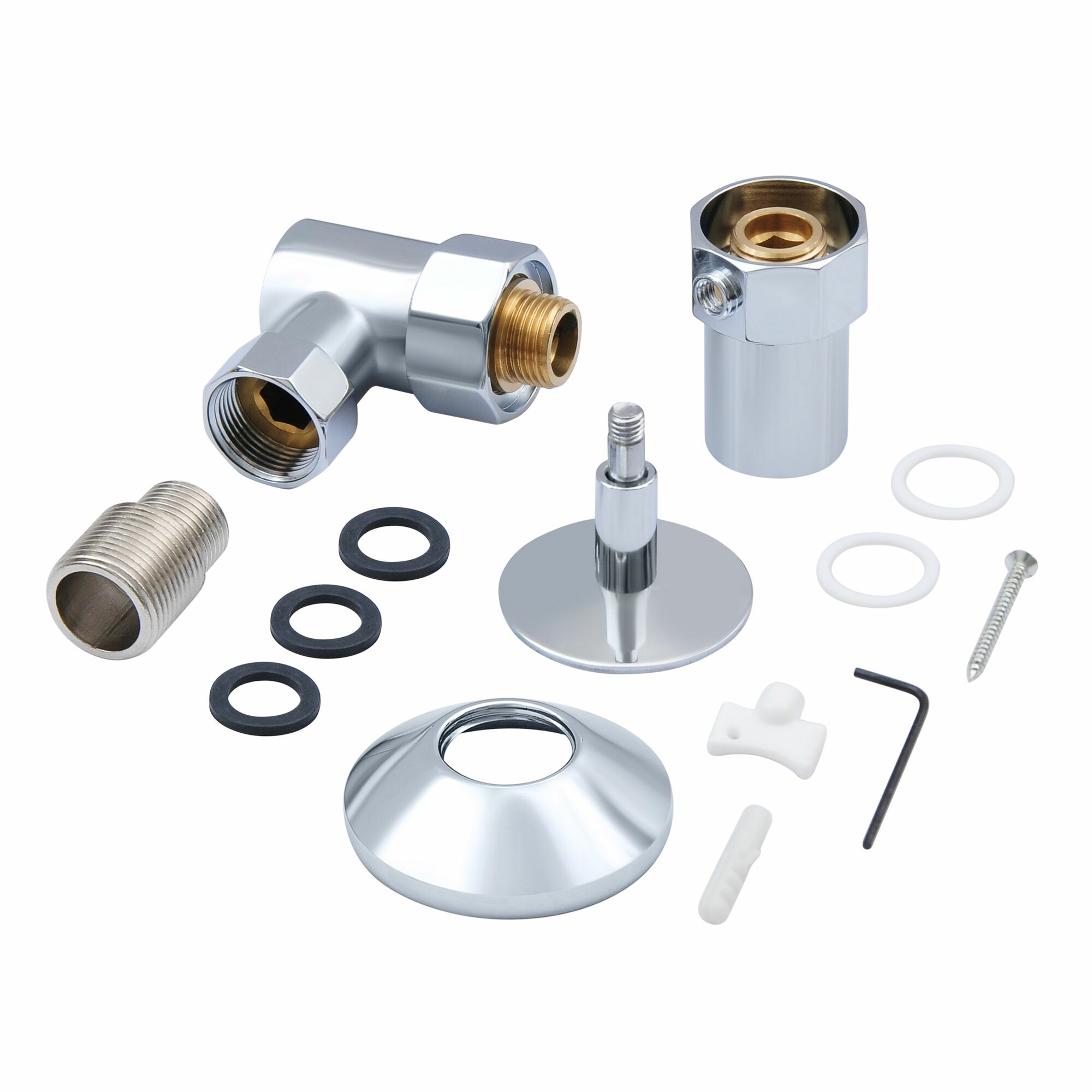Комплект подключения для водяного полотенцесушителя SMART SMT777SCH040504CN 3/4