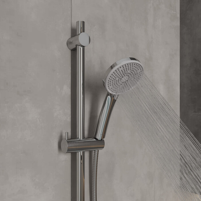 Лейка для душа Milardo Essential ESS5FCRM18 хром глянцевый 5 режимов