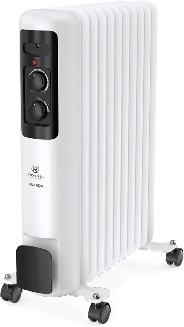 Радиатор масляный Royal Clima GUARDA ROR-GU11-2500M 2500Вт белый серый
