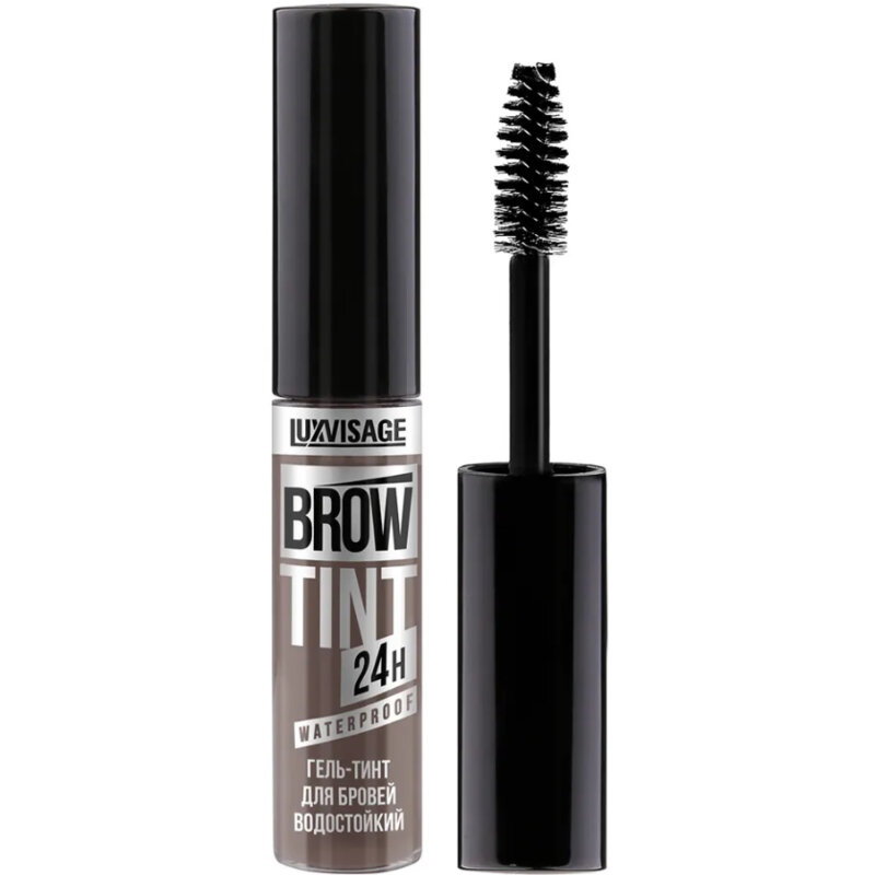 Lux visage гель-тинт для бровей водостойкий brow tint waterproof 24h 104 taupe grey