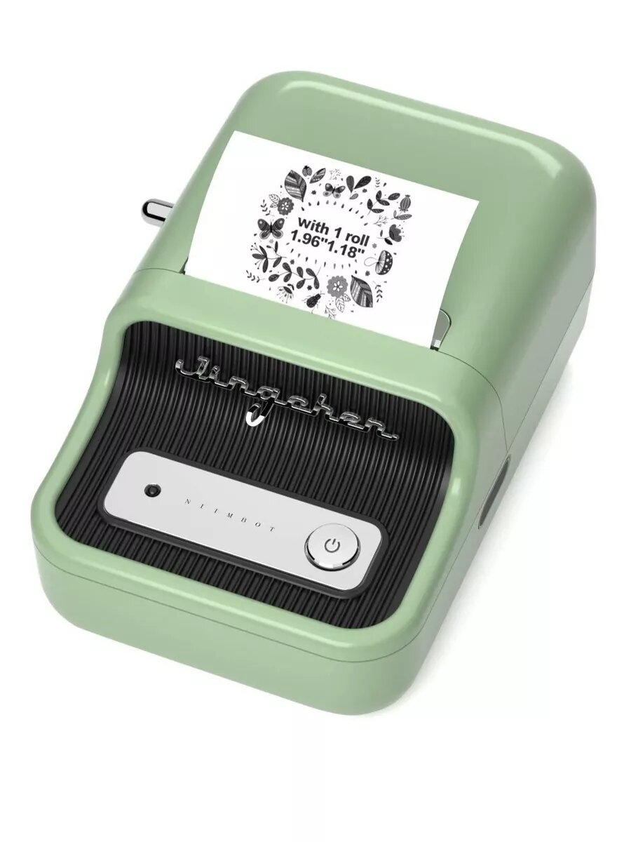Портативный принтер стикеров NIIMBOT B21S Green
