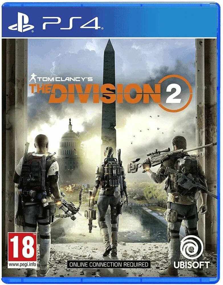 Игра Game "Tom Clancy's The Division 2" , для PS4, 18+, диск, английский язык