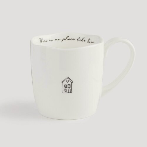 Изображение товара Кружка, Kuchenland, 350 мл, фарфор Porcelain, белая, Дом, Amour