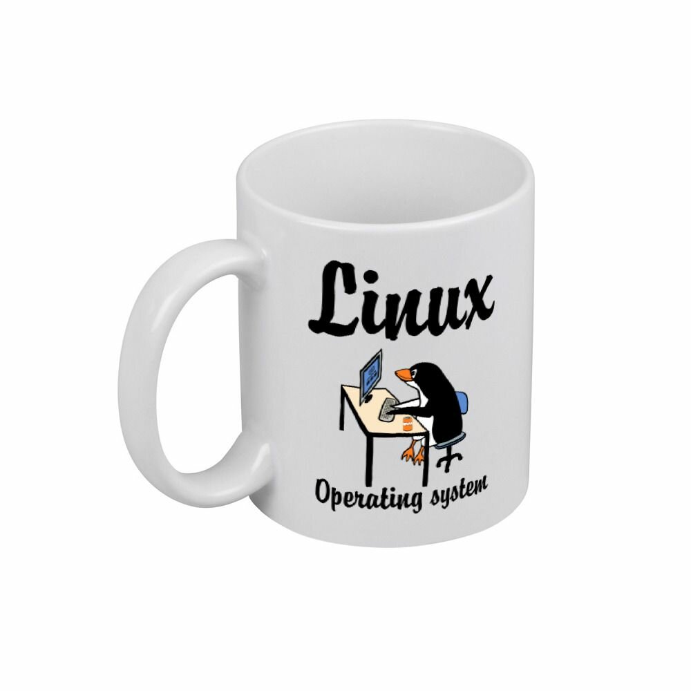 Кружка Система линукс Linux пингвин