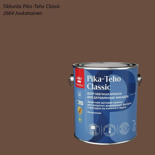 Изображение товара Краска для деревянных фасадов Tikkurila / Tikkivala Pika-Teho Classic (2,7л) 2664 Joukahainen