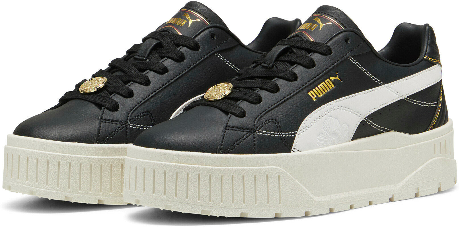 Кеды PUMA Karmen II Class Act, полнота F, размер 6 UK, черный
