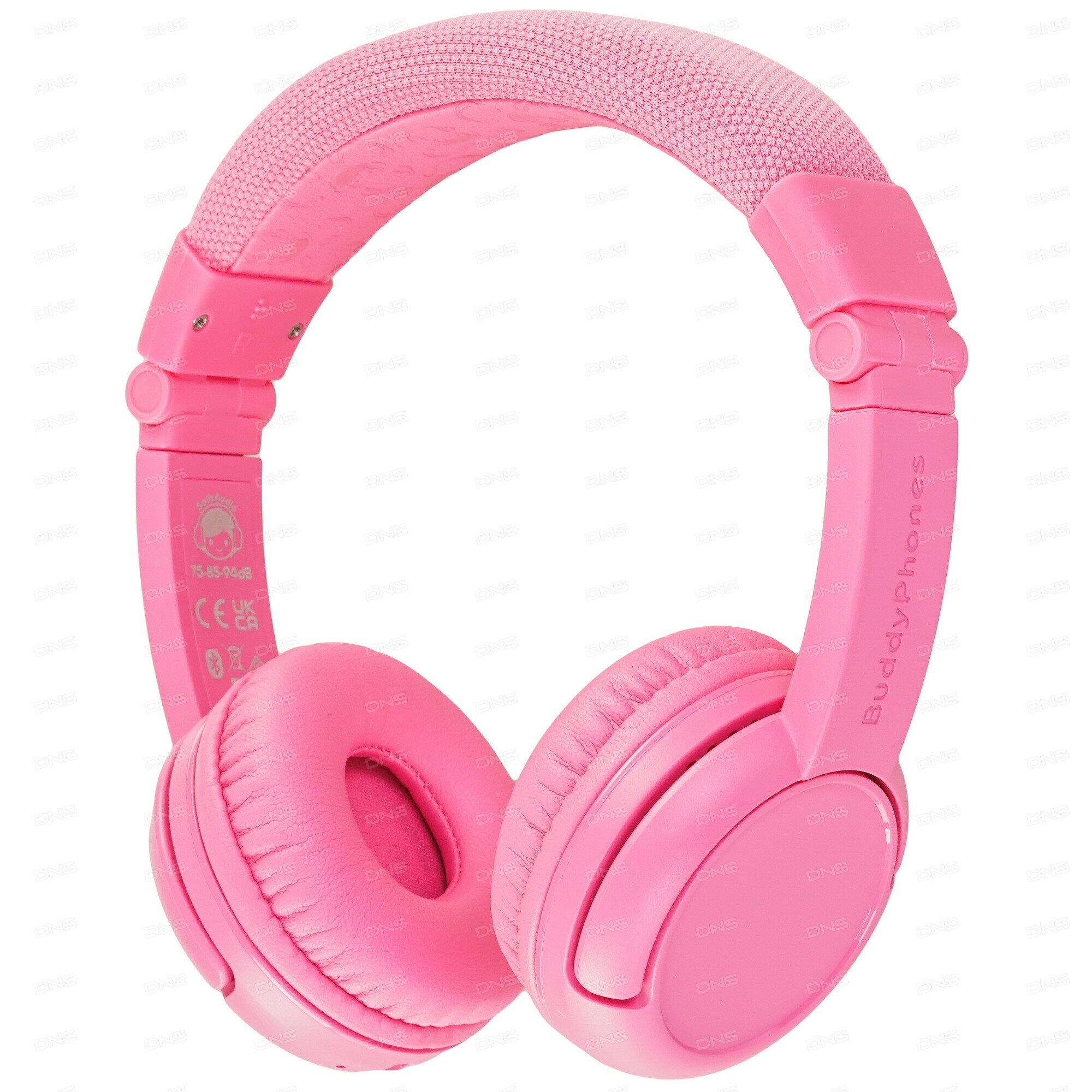 Беспроводные/проводные наушники ONANOFF Buddyphones Play+ розовый