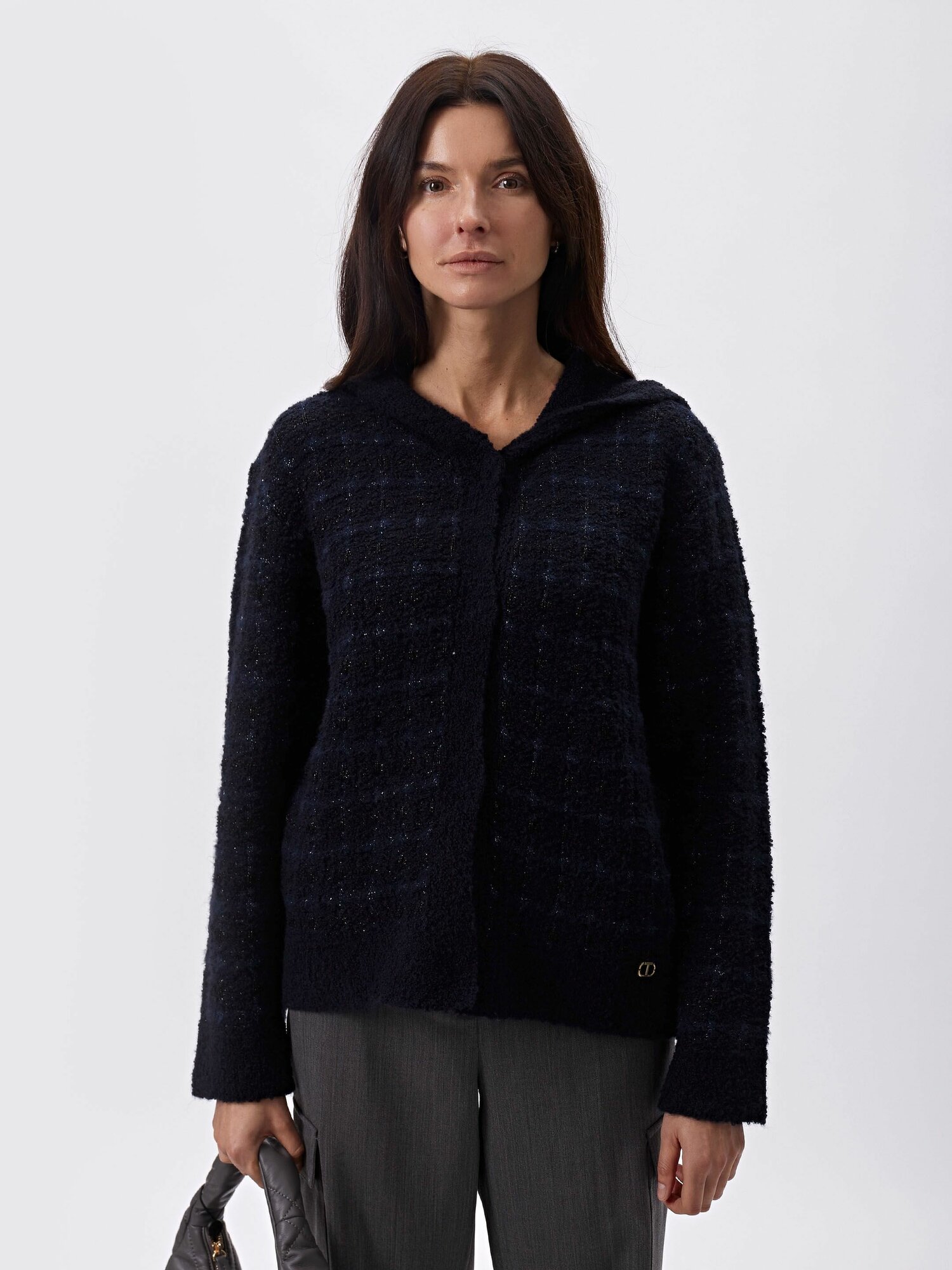 Толстовка Twinset Milano, размер 42, , синий