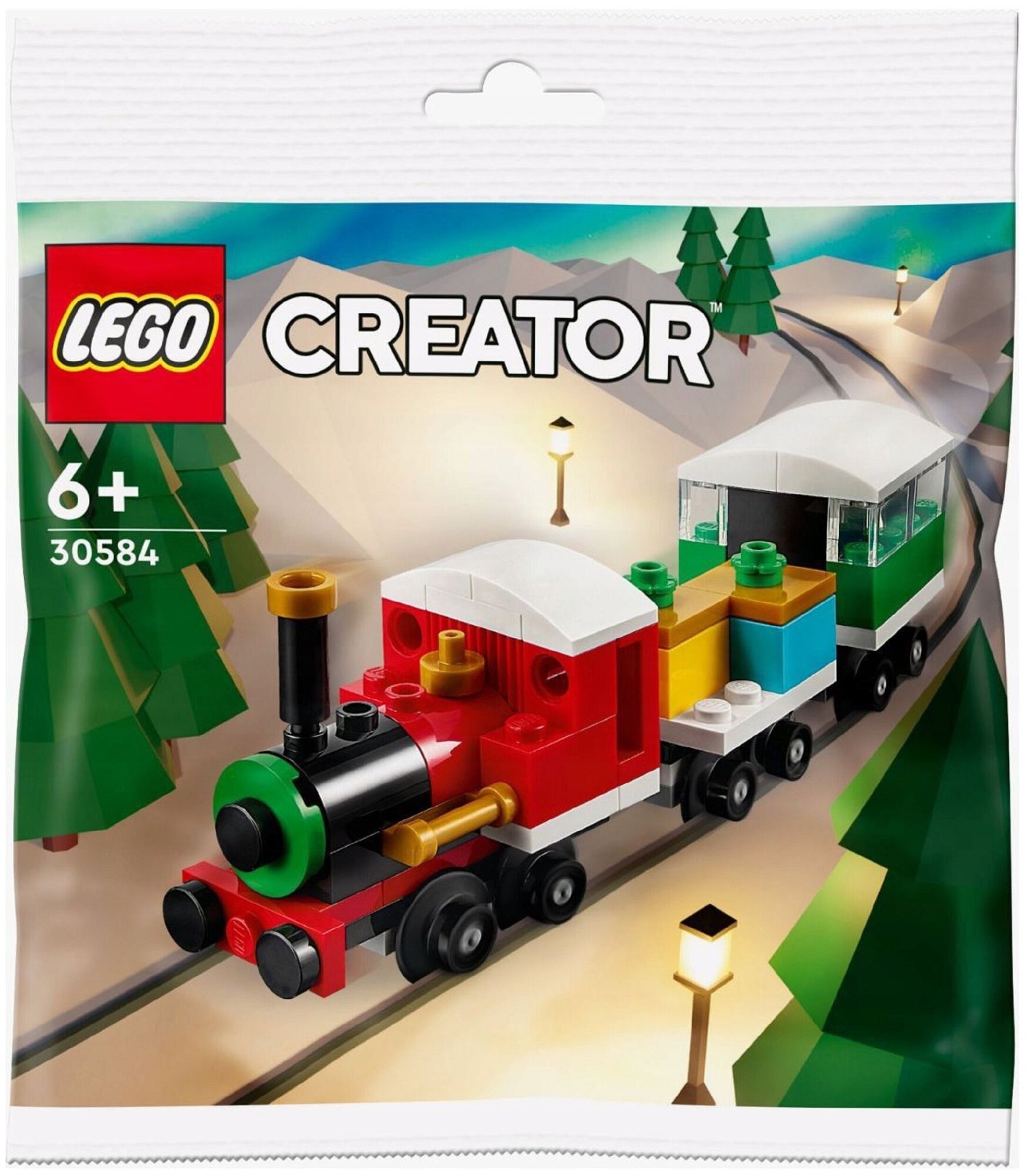 Конструктор Lego Creator 30584 Зимний праздничный поезд