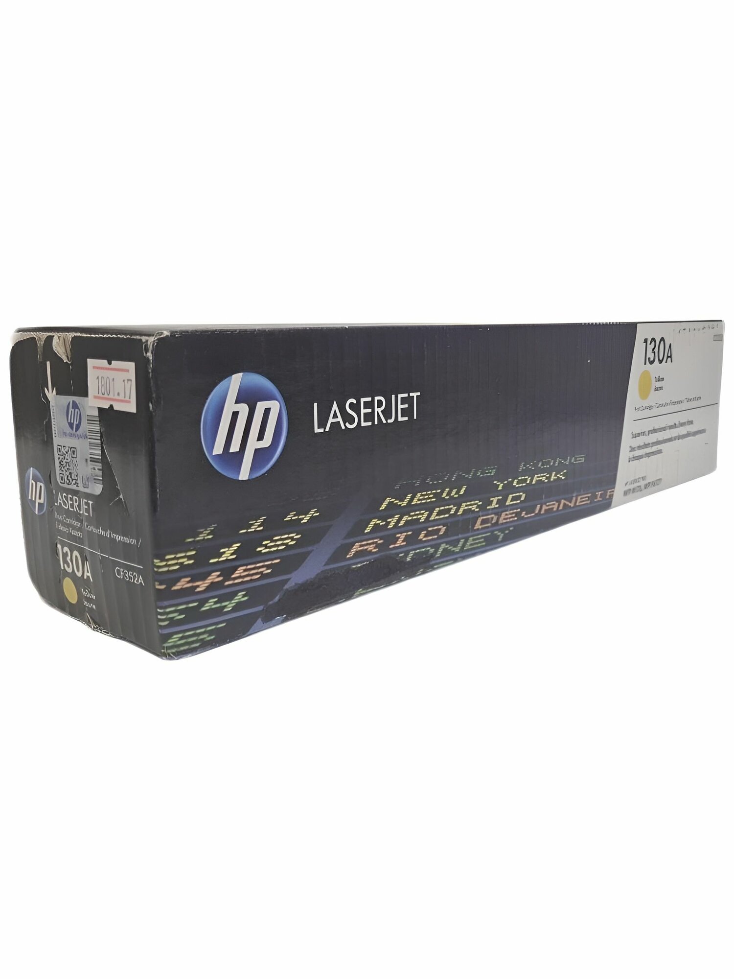 Лазерный картридж HP CF352A (130A) оригинальный, желтый (1 000 стр.) для LaserJet M153/M176/M177