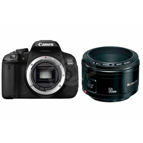 Фотоаппарат canon 650d kit 50mm 1.8 II