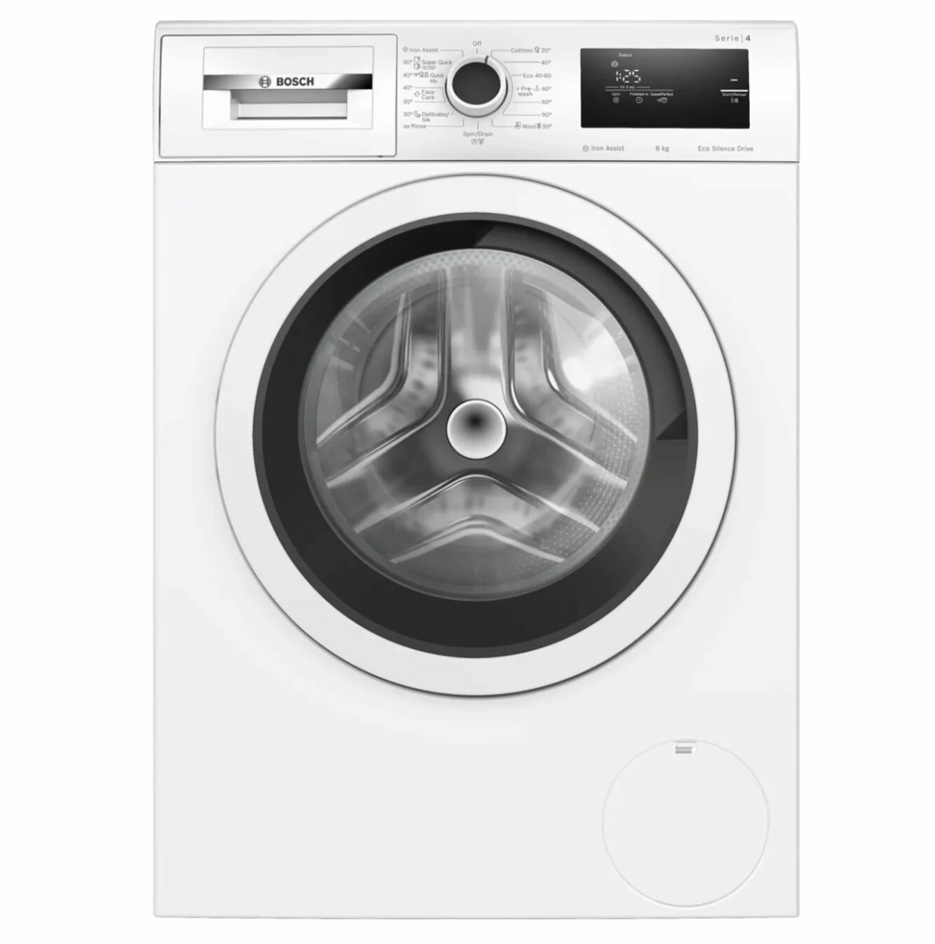 Стиральная машина Bosch WAN24066BY инверторная загрузка 8 кг 12 программ белый