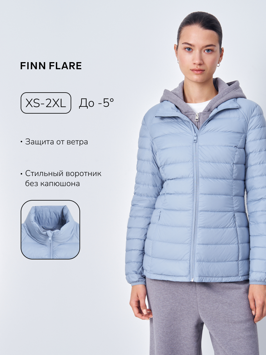 Пуховик FINN FLARE стеганая демисезонная