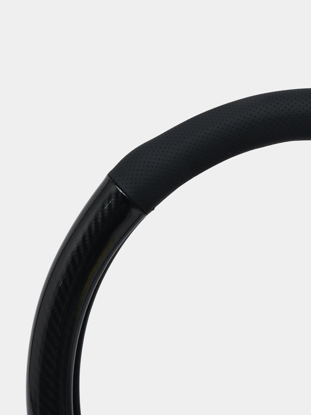 Карбоновый чехол на руль Chevrolet, перфорированный, универсальный — фото 1