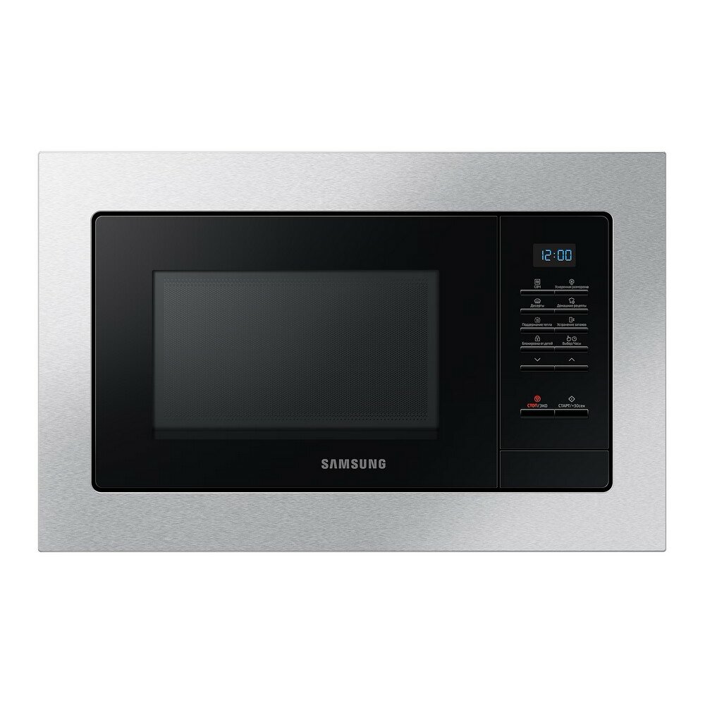 Встраиваемая микроволновая печь Samsung MS23A7013AT/BW Inox/Black