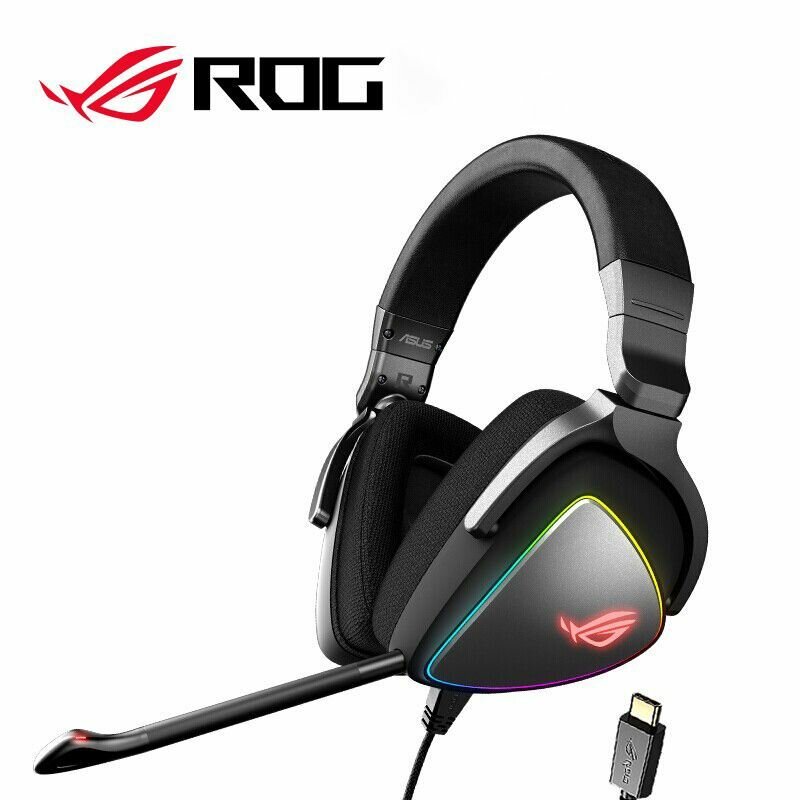 Игровые наушники ASUS ROG DELTA RGB, Type-C