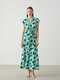 green printed