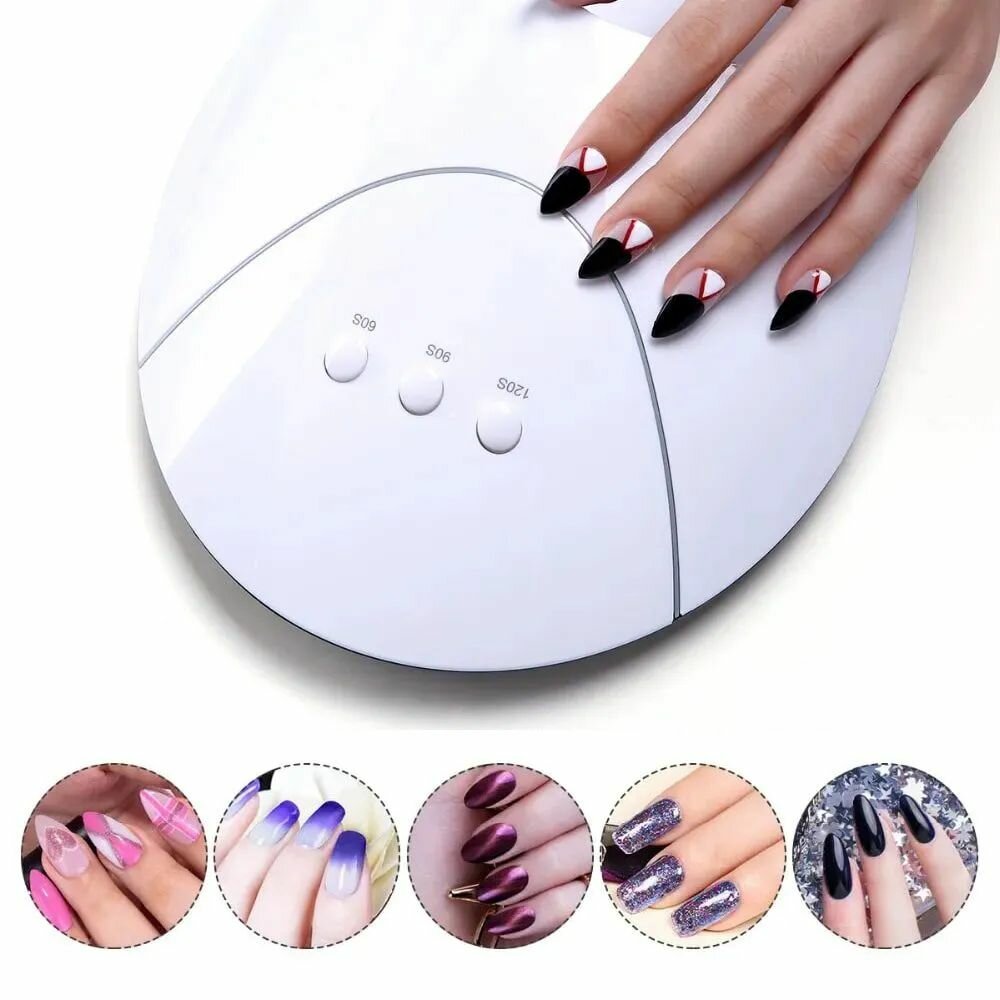 Лампа для сушки гель-лака, лампа для маникюра phoenix professional nail art
