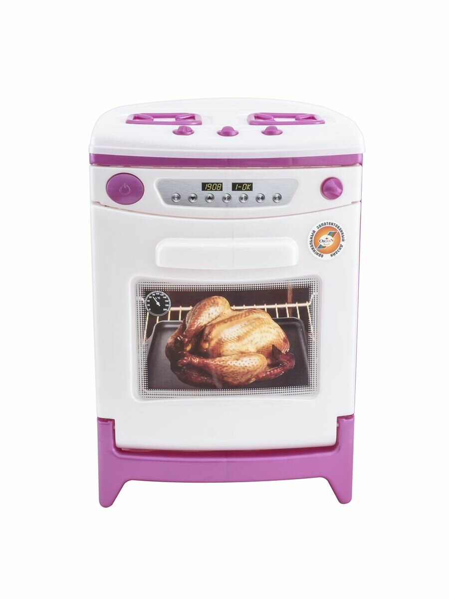 Плита, с набором, 15 предметов, звуковая, эл. питания в комплекте, в коробке