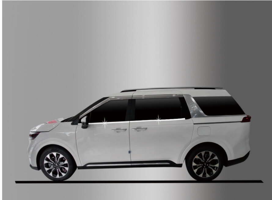 Молдинги Kia Carnival IV на окна