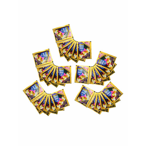 Наклейки для коллекционирования Panini FIFA 365-2024, 50 пакетиков, 250 наклеек