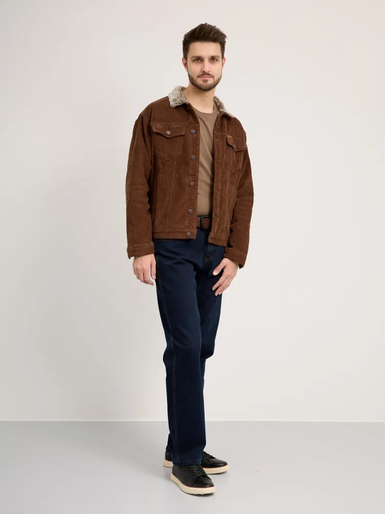 Брюки скинни  1, размер 30/32, темно-синий — фото 1