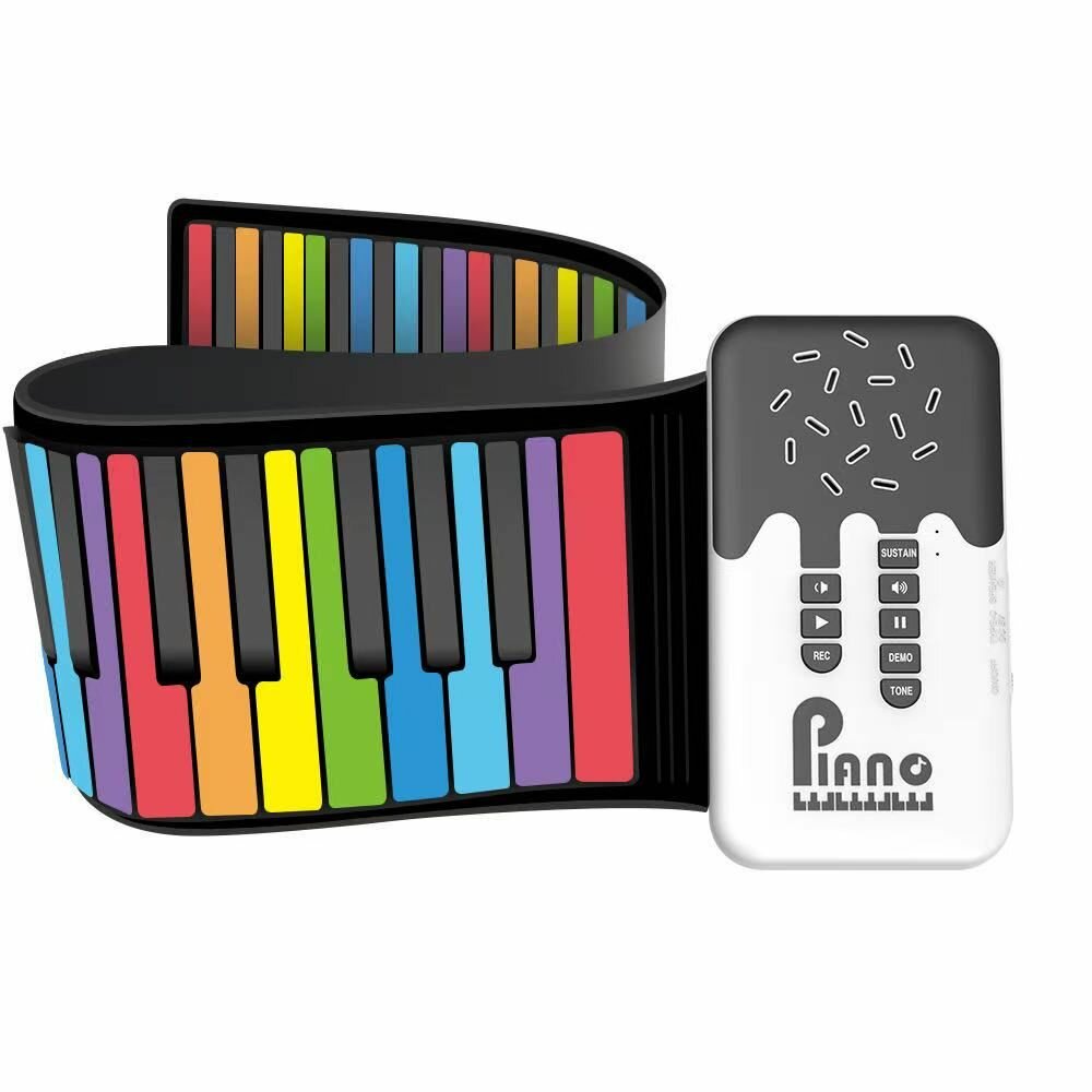 Hodel Smart Детское пианино электронное музыкальное гибкое 49 клавиш 128 тонов