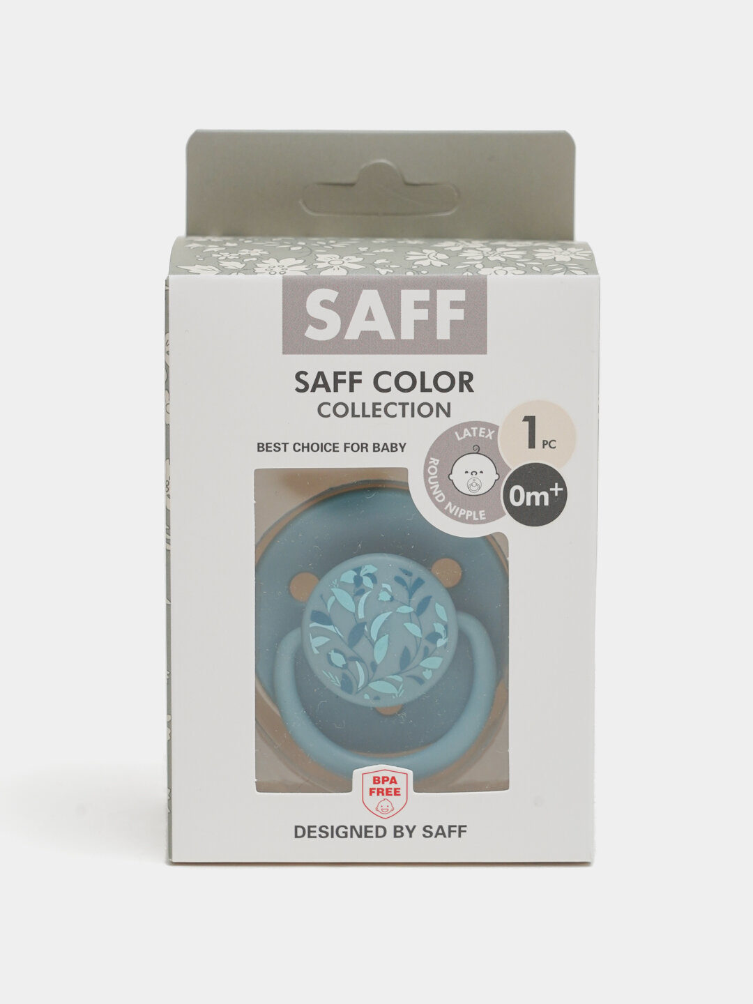 Соска пустышки SAFF, из натурального латекса, для детей 0+