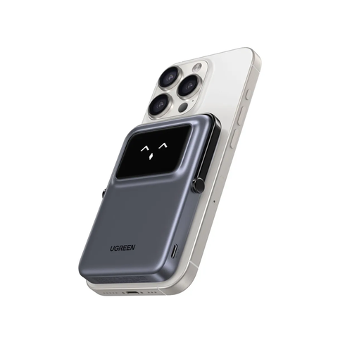 Внешний магнитный аккумулятор UGREEN 5000 PB 571 Mag-Go 20W 35605B серый Повербанк 349000₽