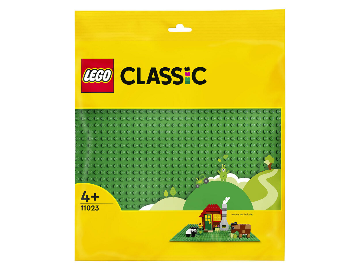Конструктор Lego Classic Зелёная базовая пластина 25х25 см 11023