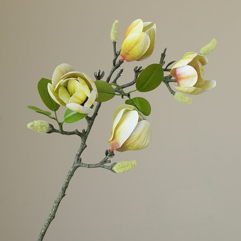 Искусственные цветы Magnolia 67см 5 шт