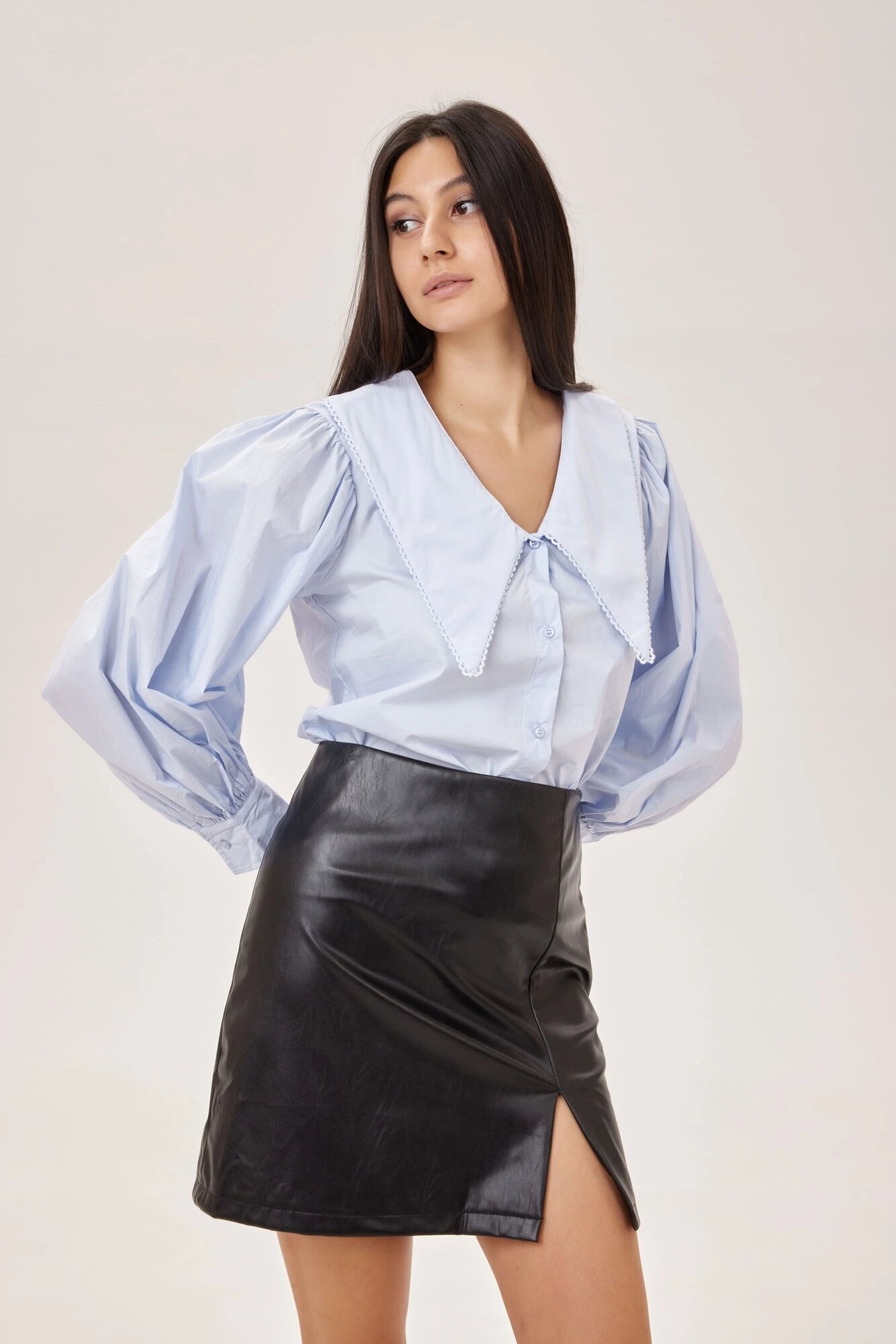 Блуза Selfie, размер M, cиний — фото 1