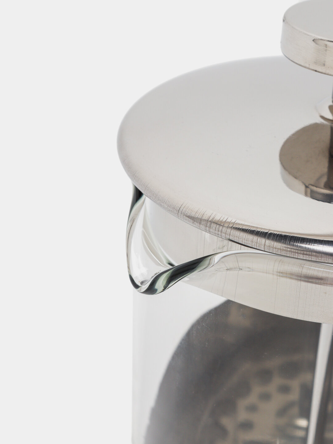 Френч-пресс чайник Kukmara из прочной нержавеющей стали, 1000 мл, для заваривания чая, кофе и травяных напитков — фото 1