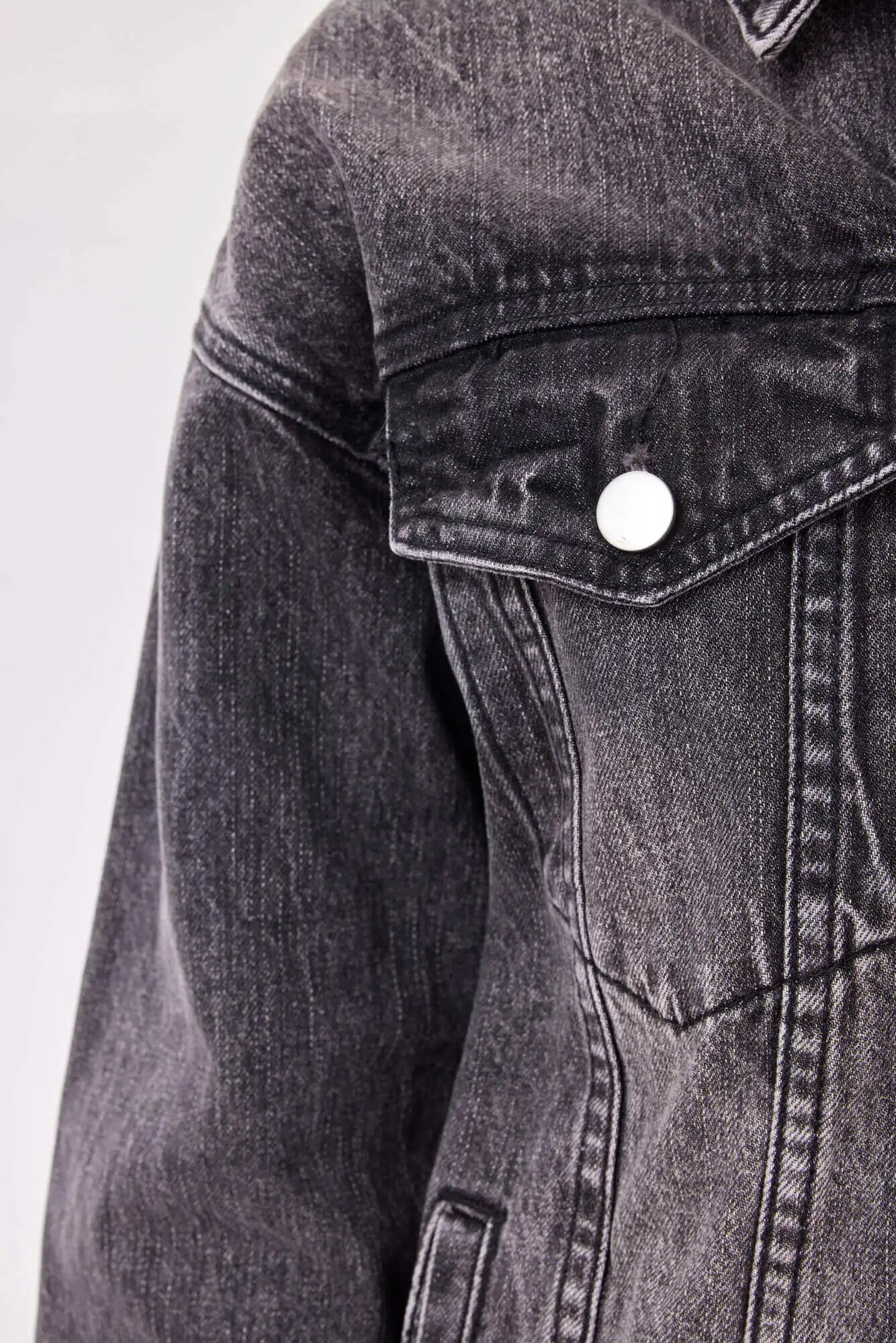 Куртка джинсовая Selfie, размер M, серый — фото 1